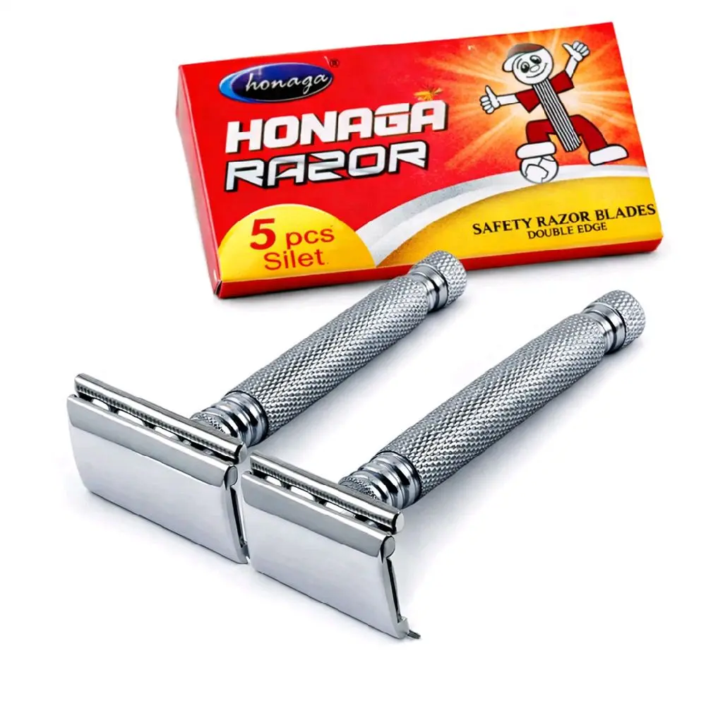 (2 alat cukur) Bonus 5 silet