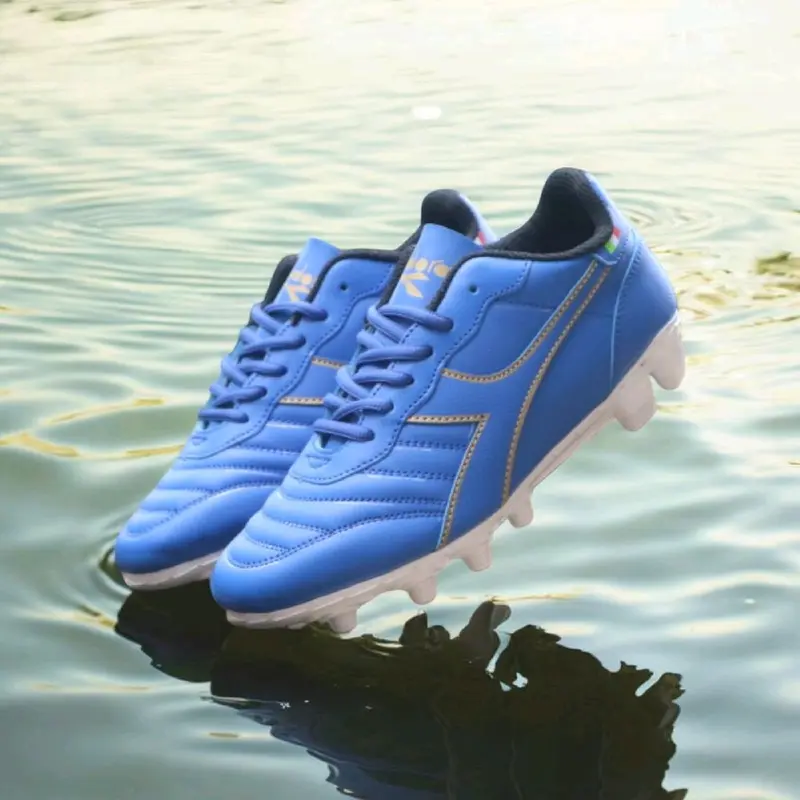 sepatu bola diadora biru outsol sudah di jahit keliling super kuat Outdoor 0
