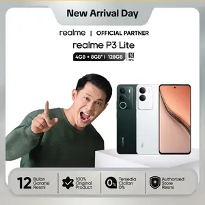 [AFDHALYUSMAN EXCLUSIVE] realme P3 Lite 4GB+8GB | 128GB NFC (6300 mAh Battery | 120Hz Screen | 50 MP AI Camera | Ultra Slim Design 7.79mm)
