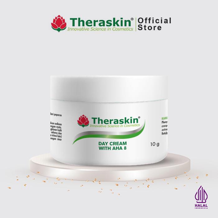 Gambar Theraskin BPOM Day Cream With AHA 8 10g (+UV Filter) dari Theraskin Kosmetika Kota Tangerang Selatan Tokopedia