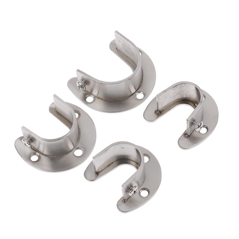 Product Introduction of Giá Đỡ Thanh Tủ Quần Áo Bằng Thép Không Gỉ, 19 / 22 / 25 / 32Mm, Giá Đỡ Thanh Mặt Bích, Ổ Cắm 6