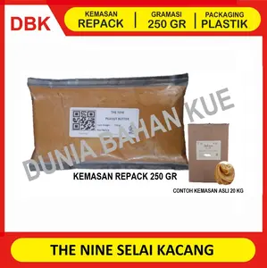 THE NINE SELAI KACANG PREMIUM PINDEKAS PEANUT BUTTER - REPACK 250 GR