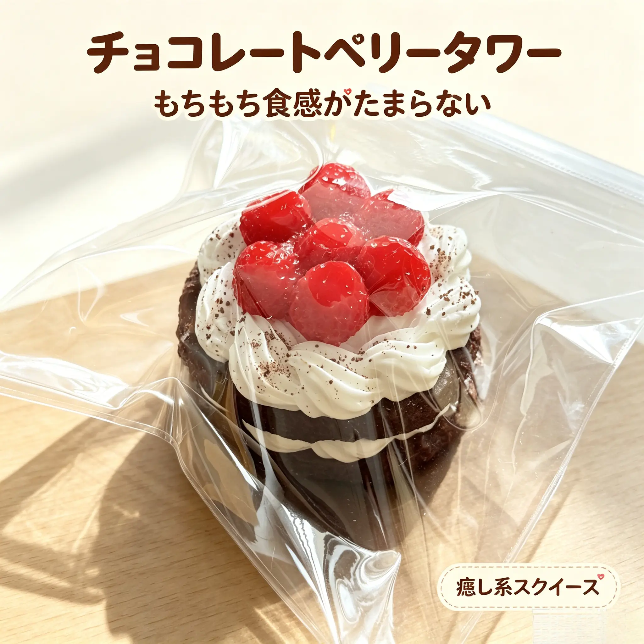 いちごケーキ スクイーズ ゆっくり戻る 大人気のいちごケーキ ストレス解消 もちもちいちごショートケーキ