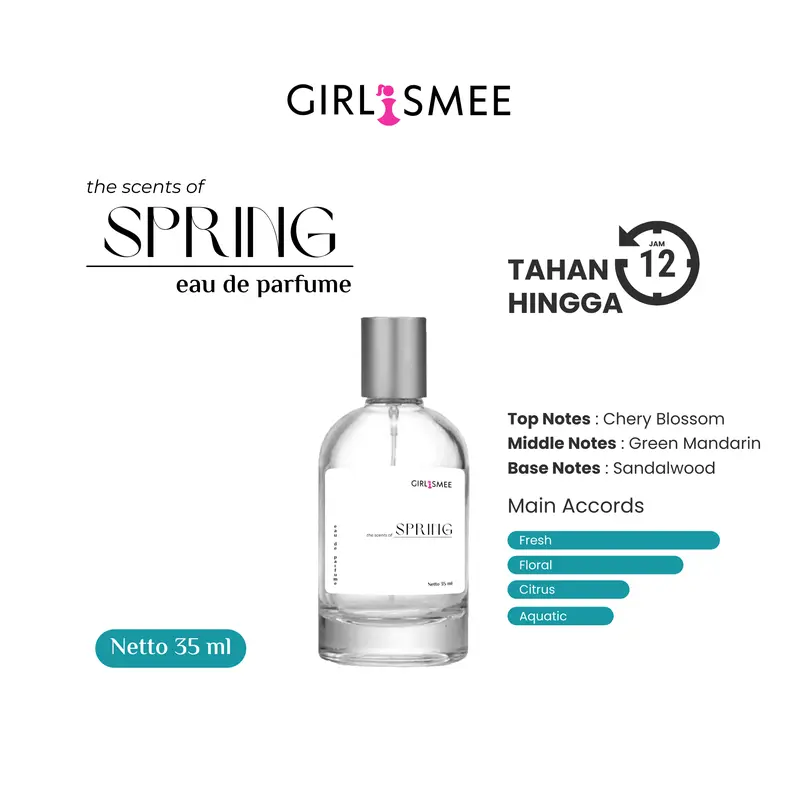 Girlisme Parfum Spring Eau De Parfume Uniseks 1