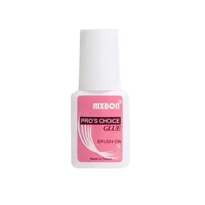MXBON Profesinal Nail Glue Lem Kuku palsu dengan brush kupal aksesoris Nail art