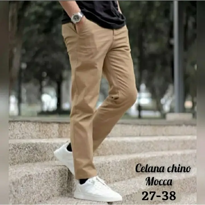 CELANA PANJANG KATUN CHINO CHINO / CELANA KANTORAN KATUN CHINO seze 27-38 COD 5
