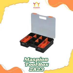 Maspion Tool box 2823 Plastik - Tempat Obat Aksesoris Perhiasan - MHS Pertukangan Pria