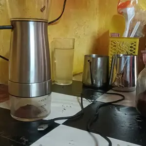 One Two Cups Milk Jug Latte Art Gelas Susu Kopi Espresso Frother Foam - J068