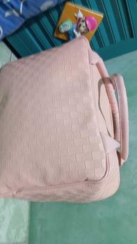 Product Review of DEVILA LUXURY NUDE PINK BOXES WATERPROOF TRAVEL BAG MEDIUM SIZE - Tas Koper Motif Kotak Mewah Murah Perempuan Mudik from 2**2 1