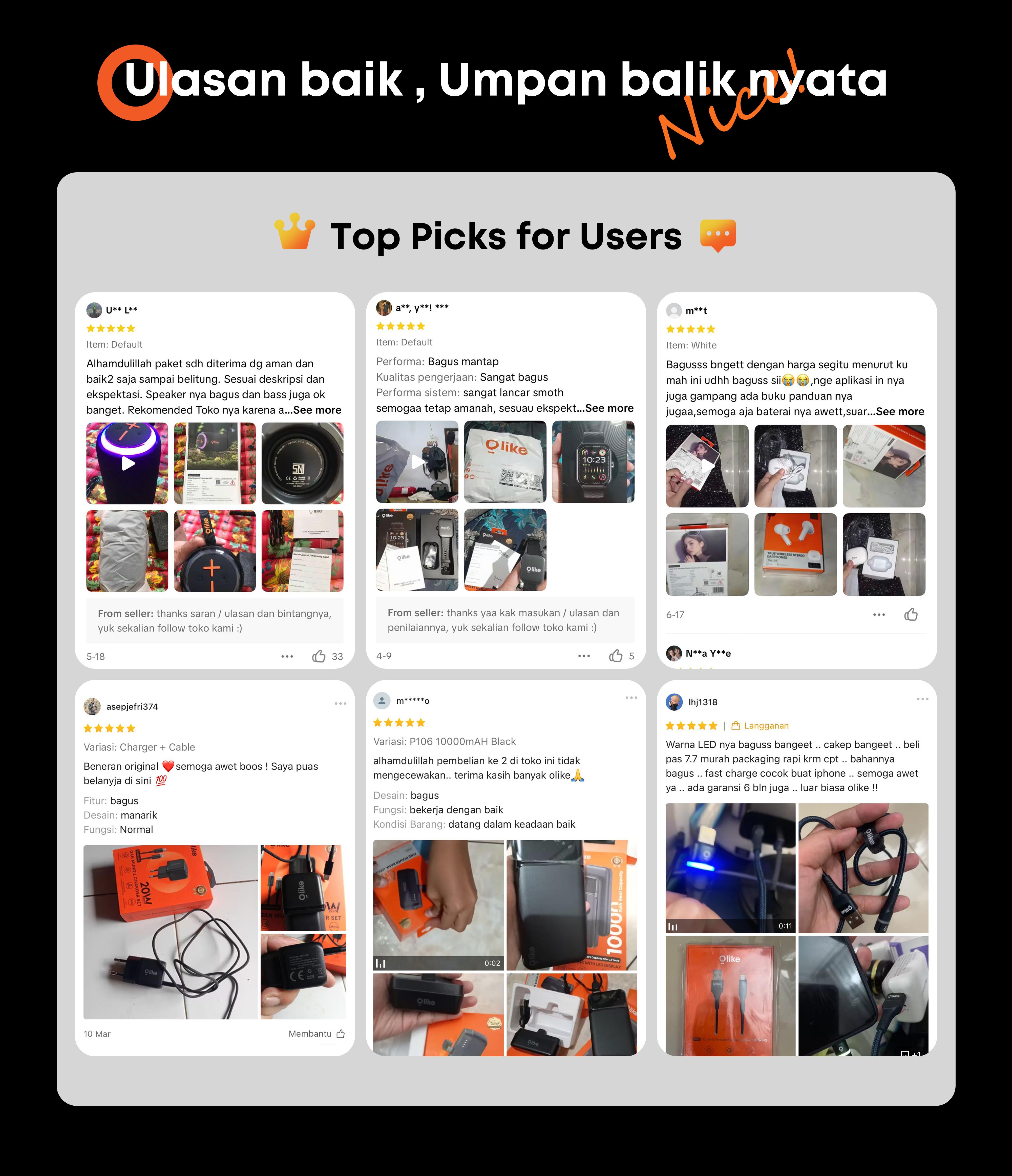 Olike Adaptor Charger 33W Fast Charging untuk Smartphone | Aman & Tahan Panas | Include Kabel Type USB atau C | Garansi 1 Tahun