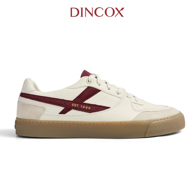 Giày Da Sneaker Nam Nữ DC39 BERRY SODA DINCOX Shoes Đế Bằng - Microfiber Leather