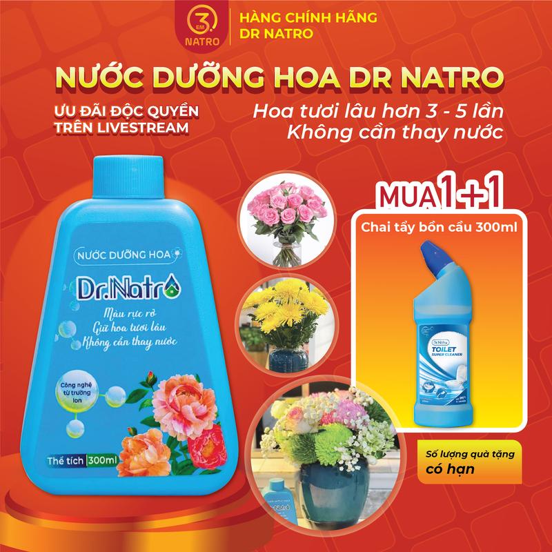 Dr.Natro nước dưỡng hoa giúp hoa tươi lâu không thối gốc tết - Em3natro