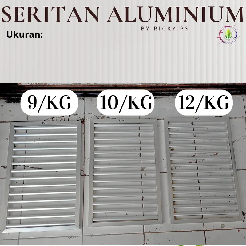 ALAT SORTIR ALUMINIUM/SERITAN ALUMINIUM UNTUK IKAN, HIGH QUALITY!!! 3