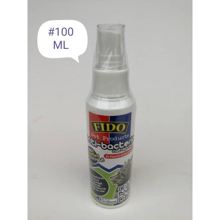 Fido Cat Anti Bacterial Spray 100ml Kucing