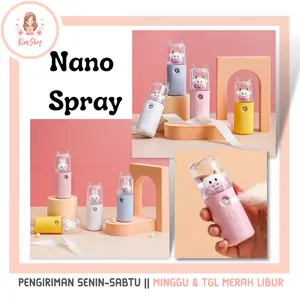 KIM SHOP - Nano Spray Mist Facial Steamer Face Sprayer USB Semprotan Pelembab Wajah