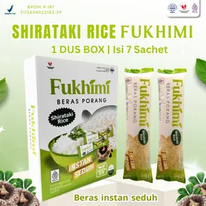 FUKHIMI Beras porang Shirataki seduh Kemasan BOX isi 7 Sacet