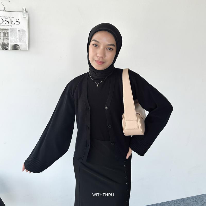 Thru Outfit - Lafi Cardi - Cardigan Knit Wanita 3