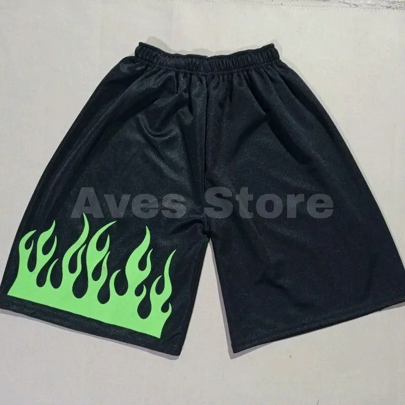 paket 5pcs Pendek Motif Api Celana pket 50Rbu 5pcs  yang cocok banget dipakai harian santai dirumah ataupun Hitam Dewasa Boxer Shorts Wanita 3