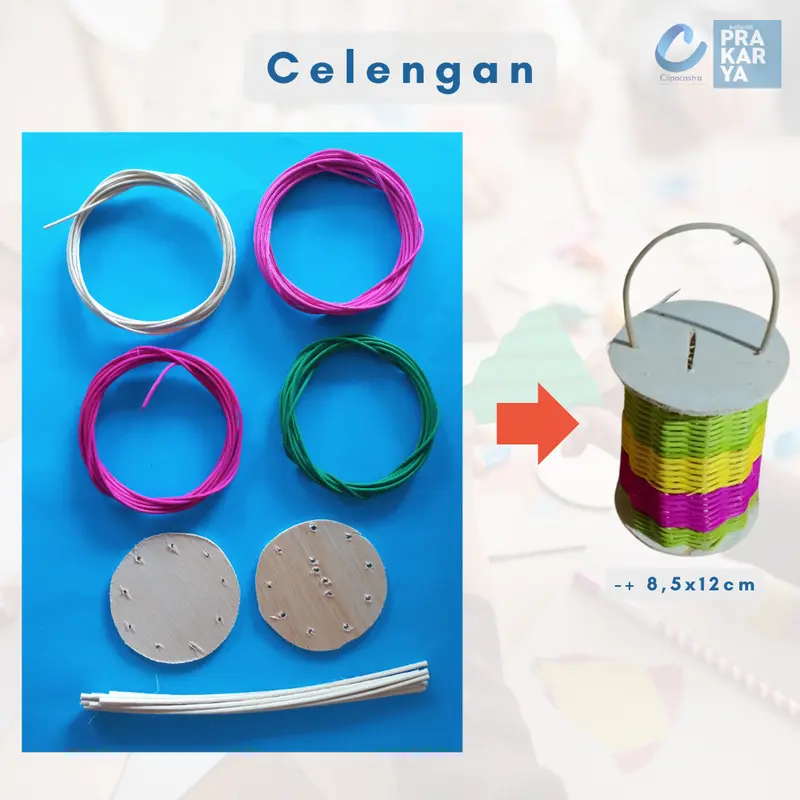 Anyaman Rotan Siap Rakit, Bahan Ajar Prakarya, Kerajinan Tangan Keterampilan Sekolah 6