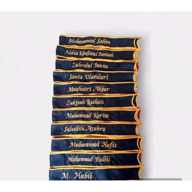 Selempang Wisuda Anak PAUD, TK, SD & SMP Selempang Anak Free Bordir Nama topi  sd  merah  putih 0