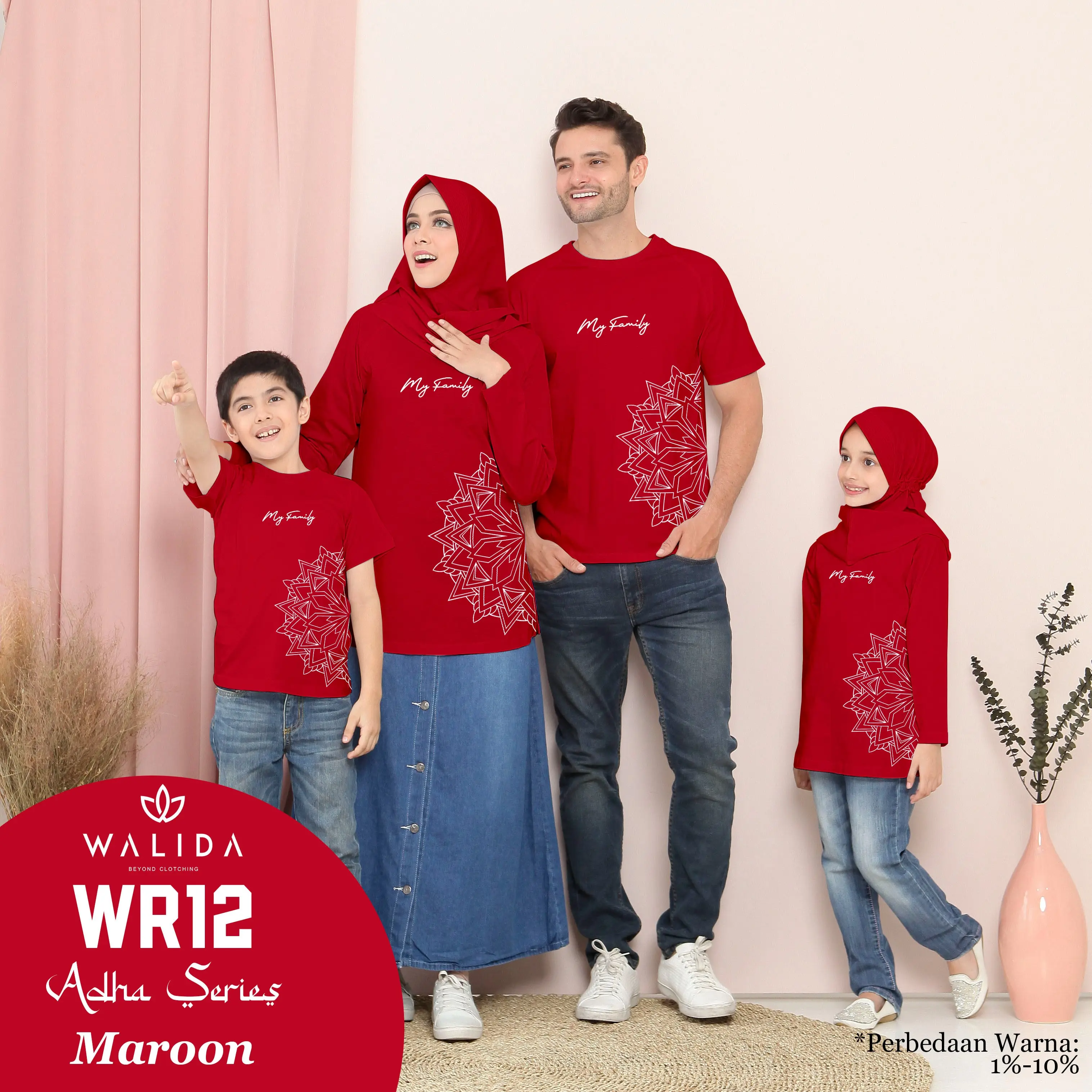 Kaos Polos Ultah Family Gatrhering Lebaran Costume desain seragam Baju Combed