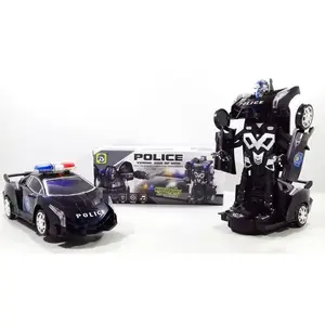 Mainan Anak Mobil Polisi Sport Jadi Robot Venom Police HG-351 Baterai Car Lampu Musik