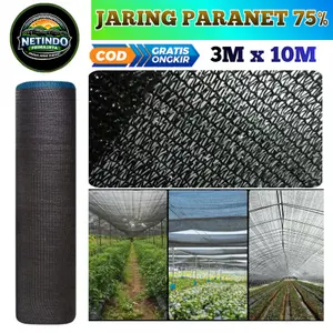 Jaring Paranet 75% 3x10 Grade A Anti UV Shading Net Jaring Tanaman Perlindungan Sinar Matahari COD & GRATIS ONGKIR