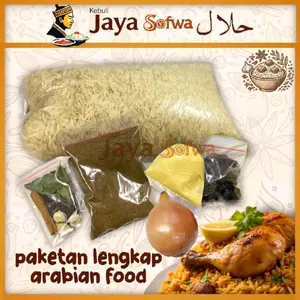 Paket beras 1kg lengkap + BOMBAY kebuli briyani dll Spices
