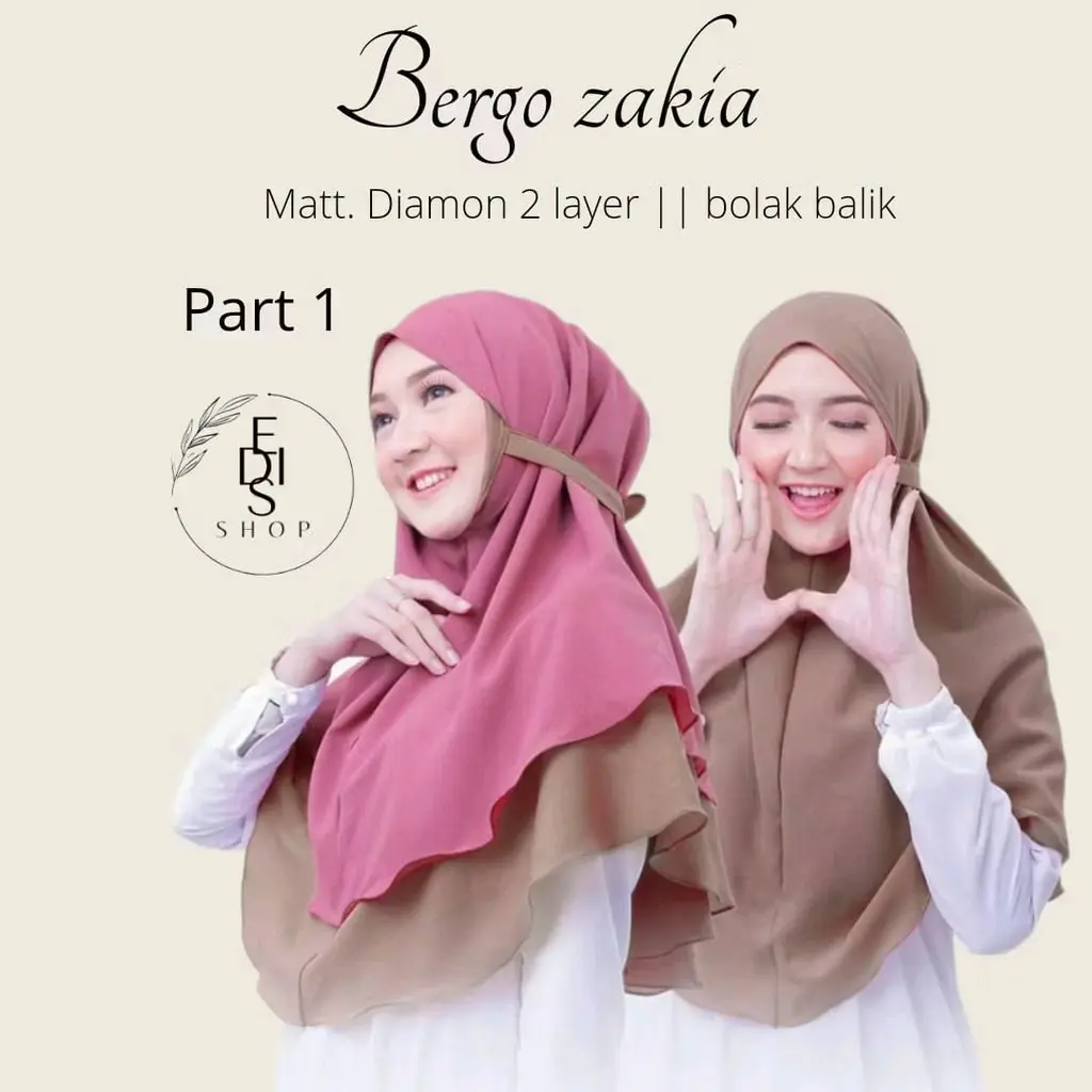 BERGO ZAKIA BOLAK BALIk cantik elegan