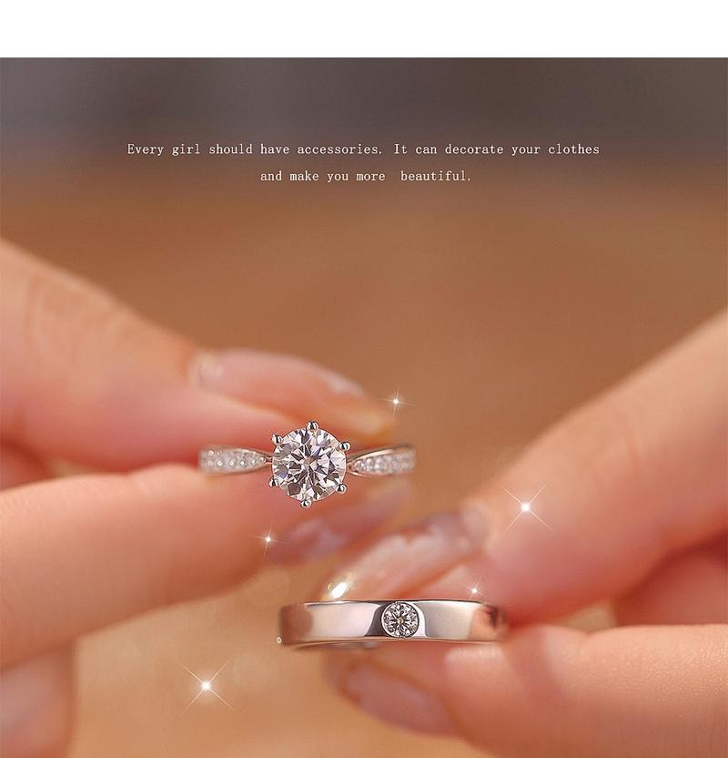 Product Introduction of OLTA Beautiful Design Ring,  Fashion, Adjustable Size, Multiple Styles Available, Suitable for Birthday and Wedding Gifts, Ring Opening 16