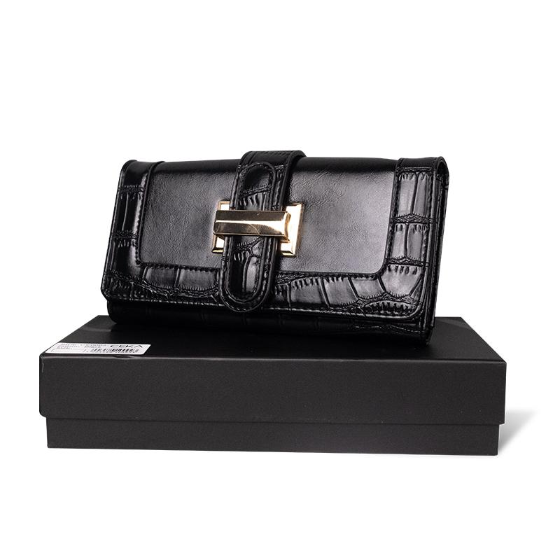 CEKA Dompet Wanita Serbaguna Panjang Dompet Croco Kulit Dompet Kartu Terbaru - Lindex Long Wallet 2