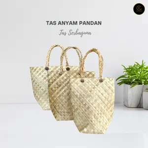 Yen - Tas Hampers Anyam - Tas Decoupage Perempuan Totebag