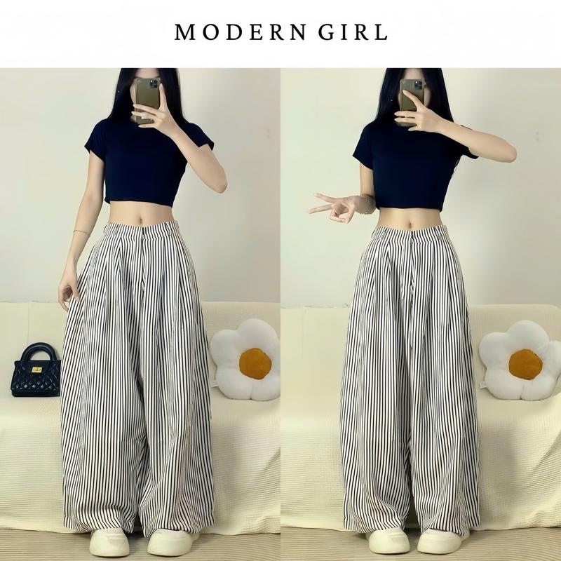 SĂN QUẦN KẺ SỌC VER 2 HACK EO ĐŨI GIÓ NHĂN ỐNG RỘNG