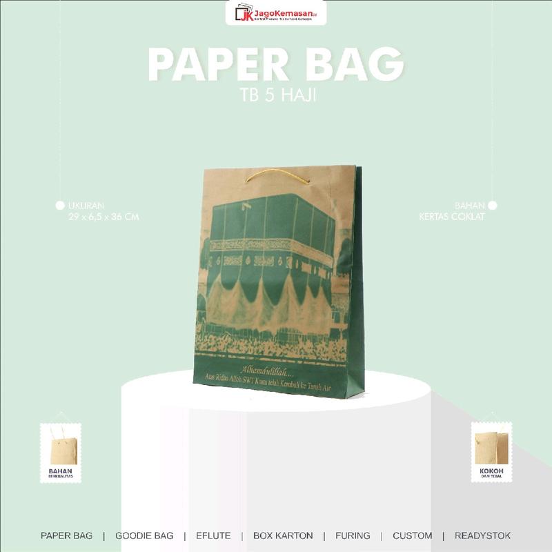 Paperbag Oleh-Oleh Haji dan Umroh berbagai macam Ukuran 0