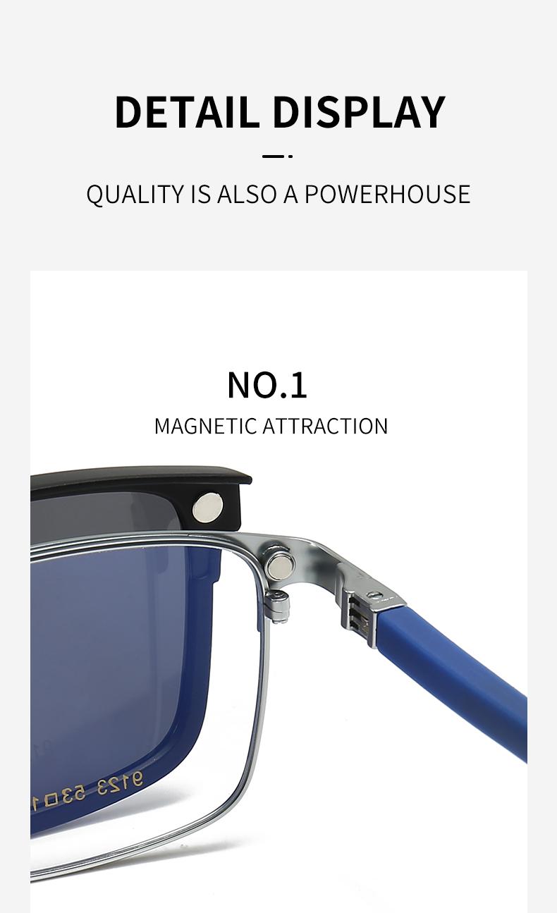 Product Introduction of Magnetic suction sleeve polarized sunglasses,night vision goggles, sunglasses clip, female frame trend,Driving Glasses,That Can Be Worn over Other Glasses Fit,Over Glasses Sunglasses, polarized style sunglasses,Anti UV Shades Eyewear Fashion, 6