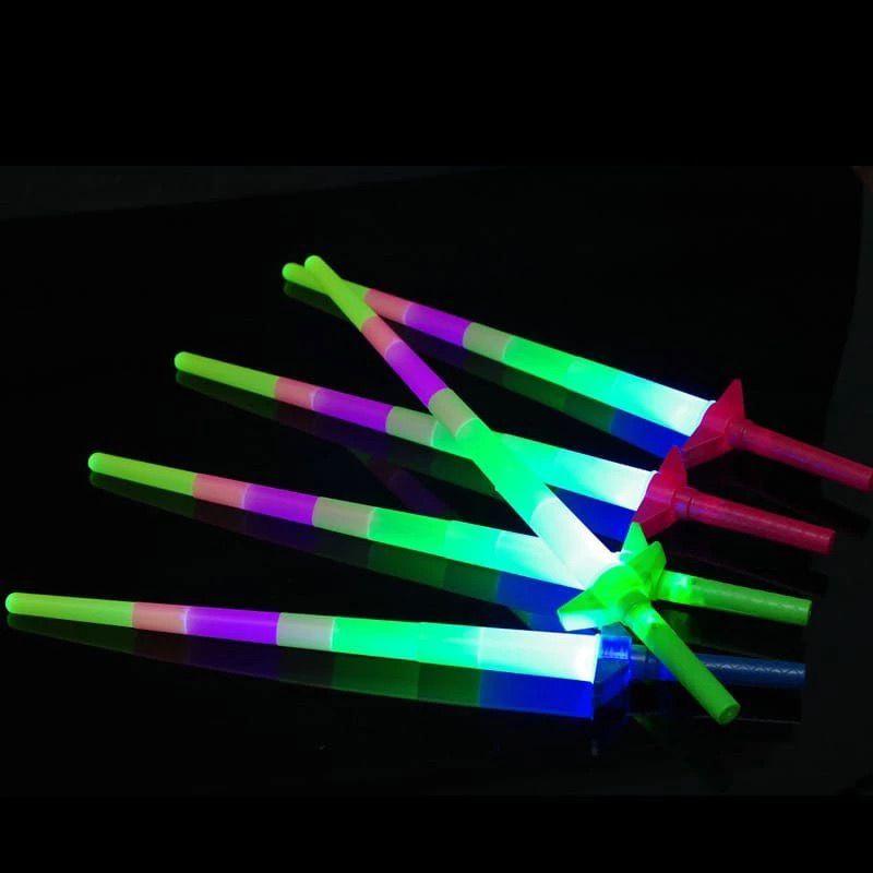 Mainan Anak Pedang Lampu LED Naruto Pedang Pedangan Starwars Stick Lightsaber 0