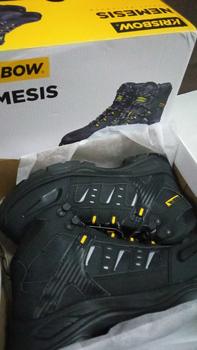 Product Review of SEPATU SAFETY SHOES NEMESIS 6INCH HITAM BLACK from g** 0