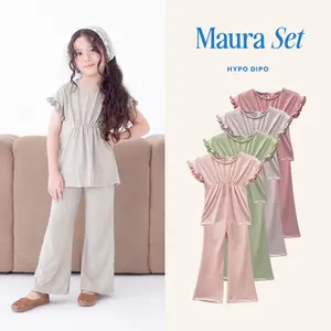 HYPO DIPO - Baju Setelan Anak Perempuan Cewek Umur 1 - 7 Tahun - Maura Kids Girl Set