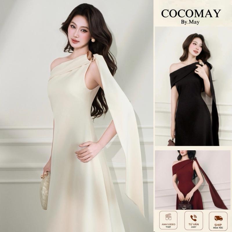 COCOMAY - SERENA Off-Shoulder 3 màu Kem vàng / Đen / Đỏ mận