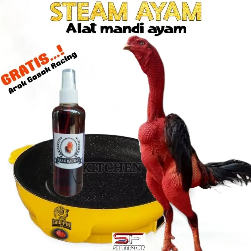 Steam Setim Ayam Alat Pemanas Mandi Ayam Laga Aduan Bangkok