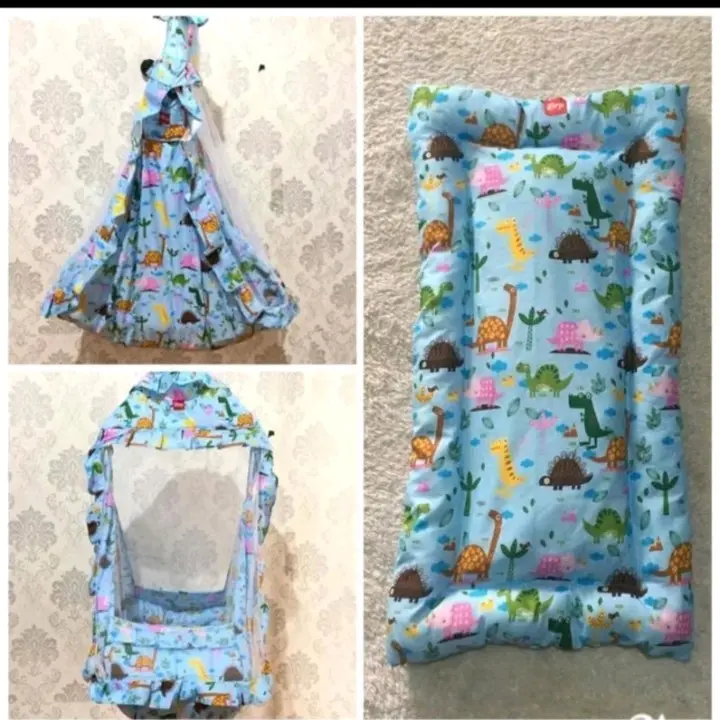 AYUNAN BAYI KARAKTER 3 IN 1 JUMBO FREE KASUR DAN KLAMBU 1