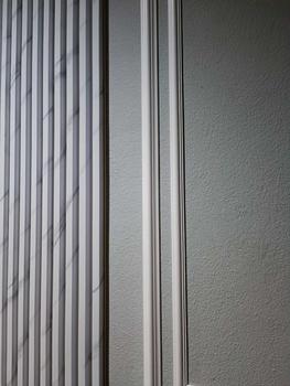 Product Review of PVC Wainscoting DIRECT FACTORY 8feet Chair rail Wall Skirting Kayu wainscoting Shiplap Slat Wall Design from a**9 0