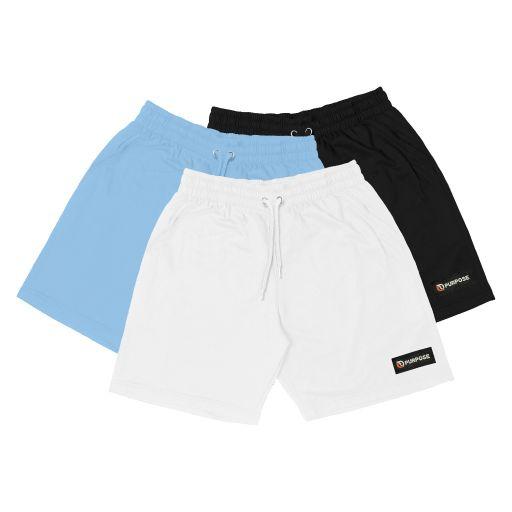 Product Introduction of Boardshort  Celana Pendek Pria Fleece Lembut Karet Panjang Boxer Kancing Hitam Kantong 12