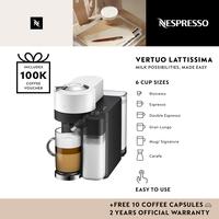 Gambar Nespresso Vertuo Lattissima Coffee Machine, White (Mesin Kopi) dari Nespresso Official Store Kab. Bogor 1 Tokopedia