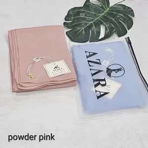 (LOGO AZ DAN POUCH) segi empat voal laser cut polos azara oscara premium