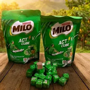 Nestle Milo Activ Cube Pouch - Snack Cokelat Kemasan 67,5gr Chocolate Coklat Manis Susu Halal Rasa Cokelat Tipe Susu - Cemilan, Food