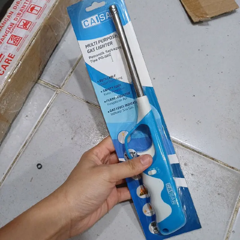 pematik gas Korek api panjang  Gas Lighter  korek pematis api isi ulang pemantik panjang Gas lighter 6