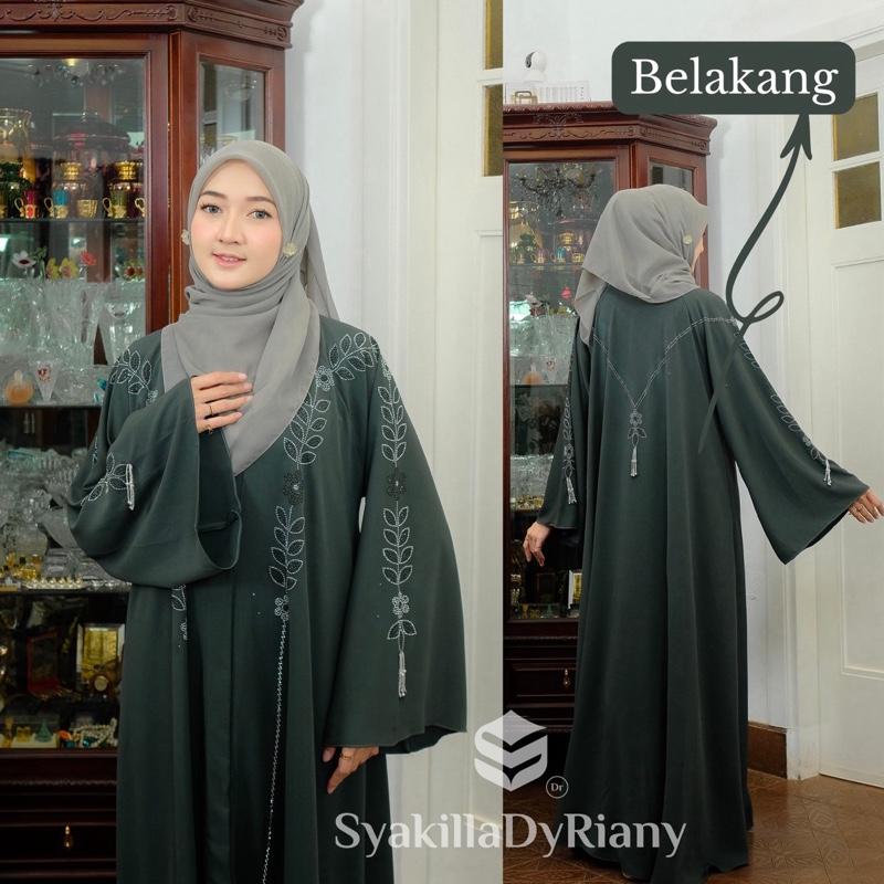 QANITA ABAYA by SYAKILA | ABAYA MESIR LOKAL JATBLACK TERBARU