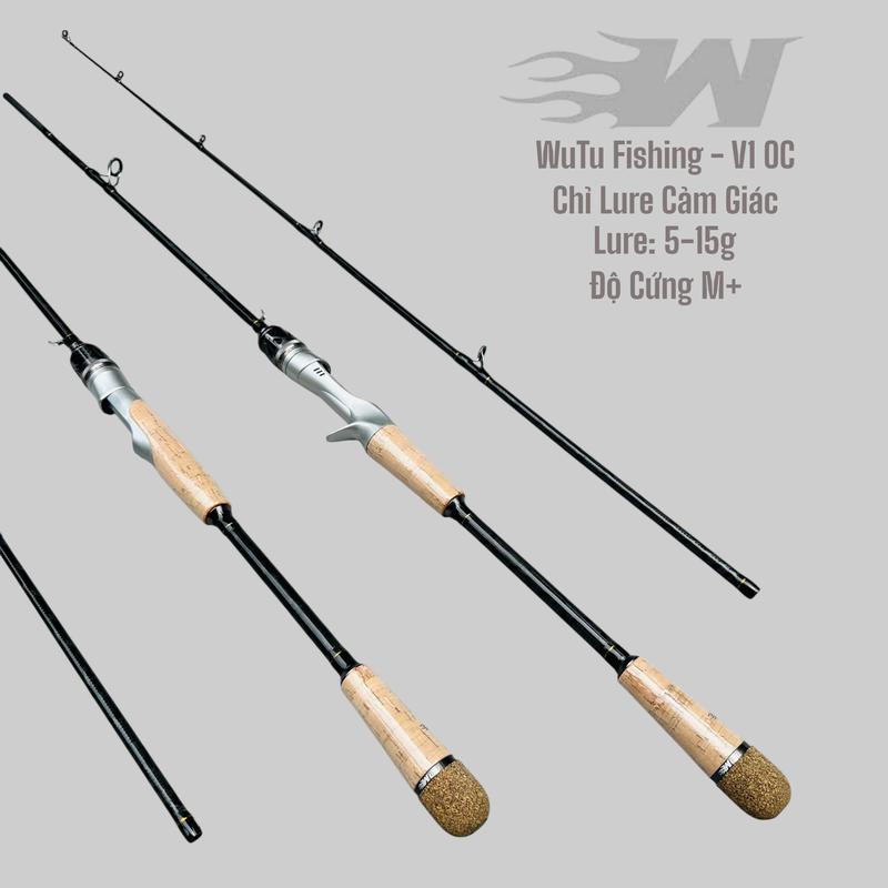  Cần Câu Lure WuTu Fishing - V1 OC Bản Nâng Cấp Độ Cứng M+  V1 OC 