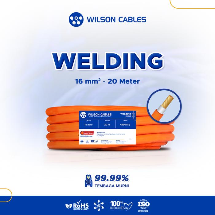 Gambar Kabel Las 16 mm2 20 Meter Oren - Kabel Welding Wilson Cables dari Wilson Cables Kab. Tangerang Tokopedia